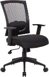 Black Mesh-Back Task Chair