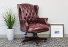 Burgundy High-Back Executive Office Chair-2