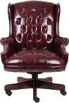 Burgundy High-Back Executive Office Chair-3