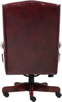Burgundy High-Back Executive Office Chair-5