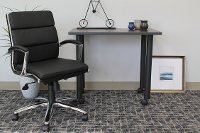 Black Mid-Back Executive Chair