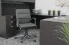 Black Mid-Back Executive Chair-2