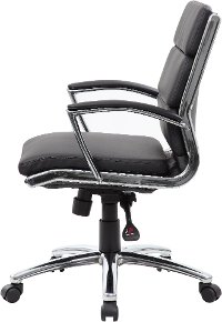 Black Mid-Back Executive Chair-4