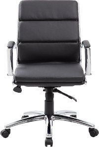 Black Mid-Back Executive Chair-7