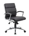 Black Mid-Back Executive Chair-8