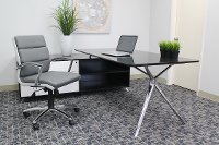 Gray Mid-Back Executive Chair-2
