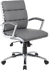 Gray Mid-Back Executive Chair-8