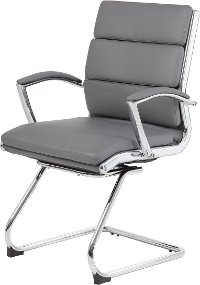 Gray Executive Guest Chair -2