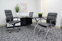 Black Executive Guest Chair-2