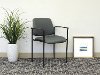 Gray Stackable Guest Chair