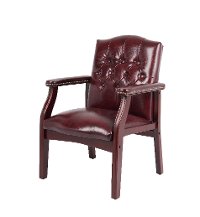 Burgandy Guest Chair-2