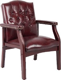 Burgandy Guest Chair-6