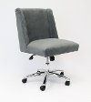 Gray Wingback Office Chair-1
