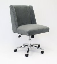 Gray Wingback Office Chair