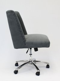 Gray Wingback Office Chair-2