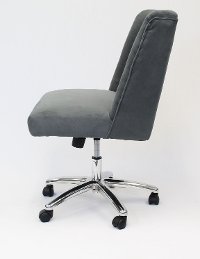 Gray Wingback Office Chair-4