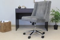 Gray Wingback Office Chair-7