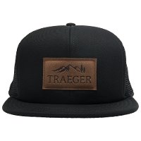 APP160 Traeger Grill Black Adjustable Trucker Hat
