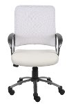 White Adjustable Task Chair with Arms-4