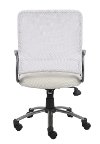 White Adjustable Task Chair with Arms-5