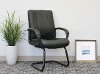 Black Mid-Back Guest Chair-2