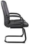 Black Mid-Back Guest Chair-4