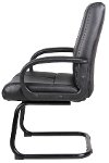 Black Mid-Back Guest Chair-5