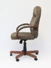 Brown &Cappuccino Finish Executive Office Chair-5