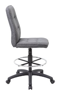 Gray Ergonomic Drafting Chair-3