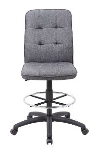 Gray Ergonomic Drafting Chair-4