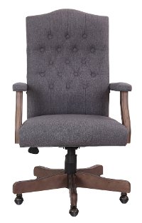 Gray High-Back Executive Swivel Chair-2