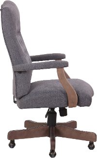 Gray High-Back Executive Swivel Chair-3