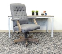 Gray High-Back Executive Swivel Chair-6