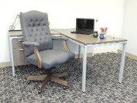 Gray High-Back Executive Swivel Chair-8