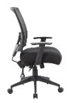 Black Three-Paddle Office Chair-5