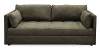 Contemporary Granite Gray Sofa Daybed with Storage - Cooper
