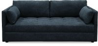 Contemporary Midnight Blue Sofa Daybed with Storage - Cooper