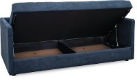 Contemporary Midnight Blue Sofa Daybed with Storage - Cooper-2