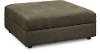 Contemporary Granite Gray Storage Cocktail Ottoman - Cooper-1