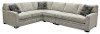 Casual Contemporary Gray 3 Piece Sectional Sofa - Juno