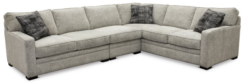 Contemporary Gray 3 Piece Sectional Sofa With Raf Juno Rc Contemporary Gray 3 Piece Sectional Sofa With Raf Juno