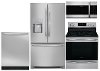 KIT Frigidaire 4 Piece Kitchen Appliance Package with Electric Range - Stainless Steel -1