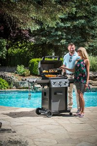 834257 Broil King Monarch Natural Gas 320 Grill -Stainless Steel