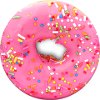 Pink Donut PopSocket Cell Phone Grip and Stand