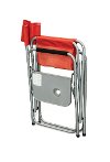 Red Foldable Director Chairs (Set of 2)