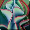 Clearance Red-Tipped Leaves Patio Canvas Outdoor-Indoor Wall Art