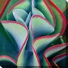 Red-Tipped Leaves Patio Canvas Outdoor-Indoor Wall Art