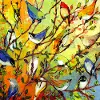Clearance Birds Of A Feather Patio Canvas Outdoor-Indoor Wall Art
