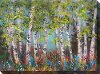 Clearance Wildflower Grove Patio Canvas Outdoor-Indoor Wall Art
