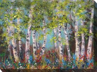 Wildflower Grove Patio Canvas Outdoor/Indoor Wall Art